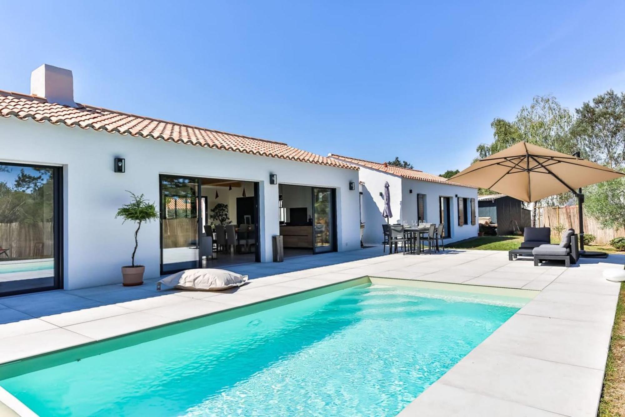 Chiron Reculeau - Maison Avec Piscine Bois-de-Cene Bagian luar foto