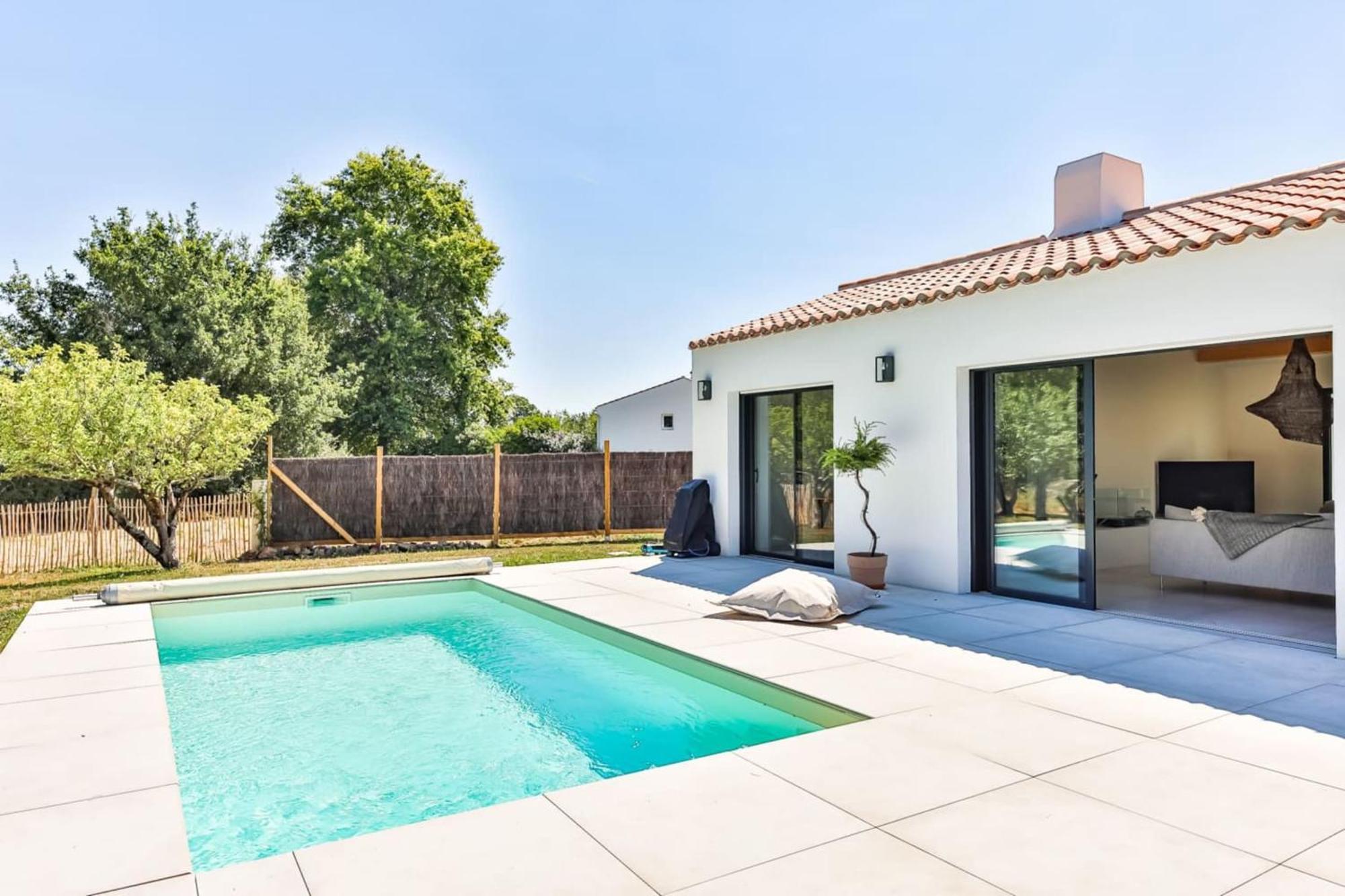 Chiron Reculeau - Maison Avec Piscine Bois-de-Cene Bagian luar foto